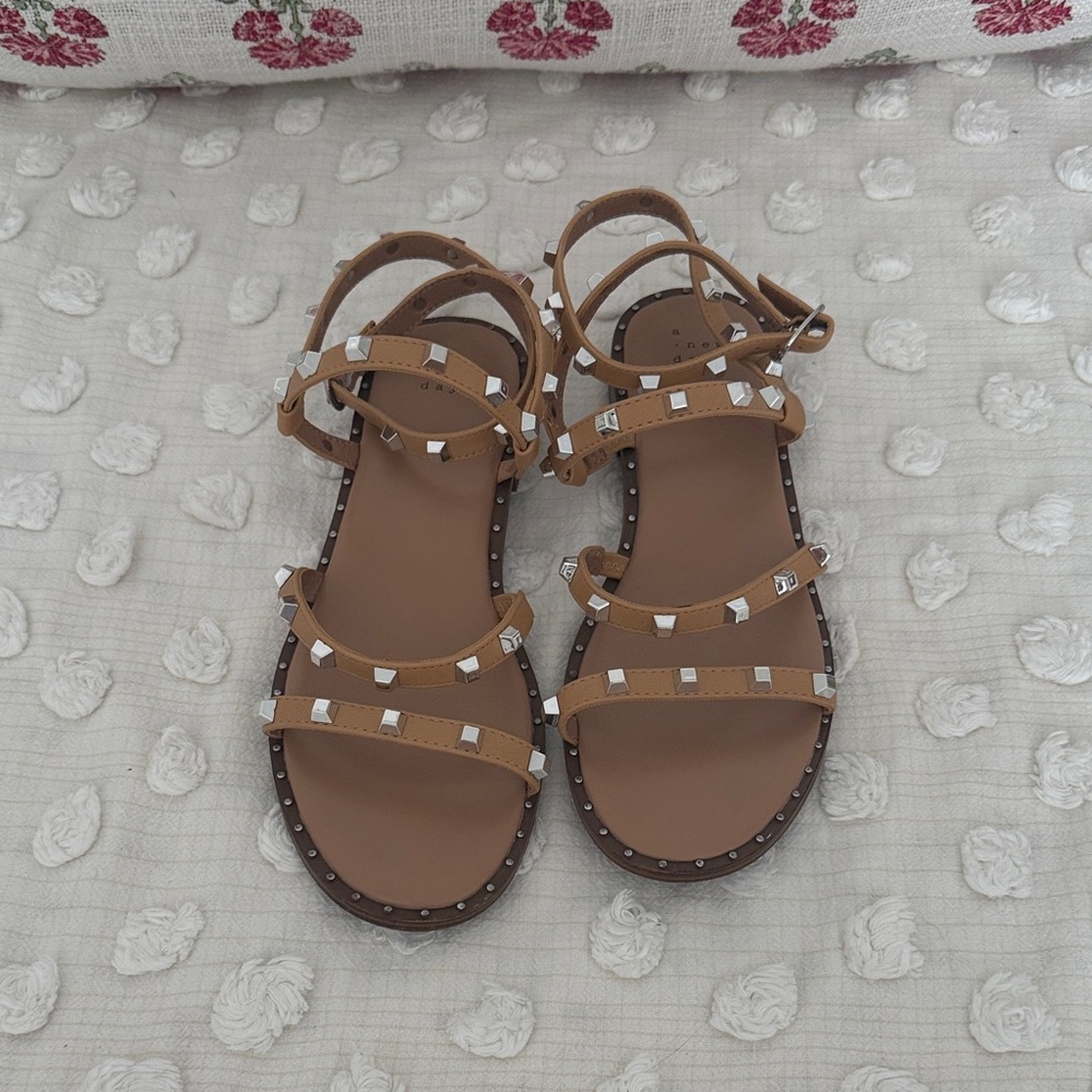 a new day Tan Studded Sandals